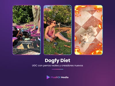 UGC con perros reales para Dogfy Diet - Marketing de Influencers