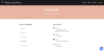Static Website- Beauty & Wellness Brand - Website Creatie