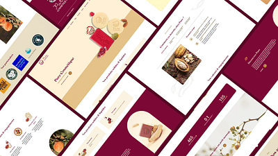 Création de site web + identité : Pure Cosmétique - Création de site internet