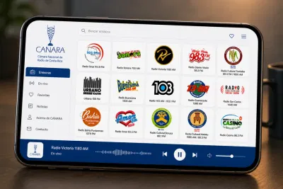CANARA: 25 años de transformación digital de la radio en Costa Rica - Creación de Sitios Web