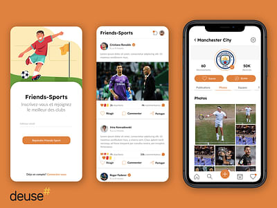 Application mobile pour les sportifs - Mobile App