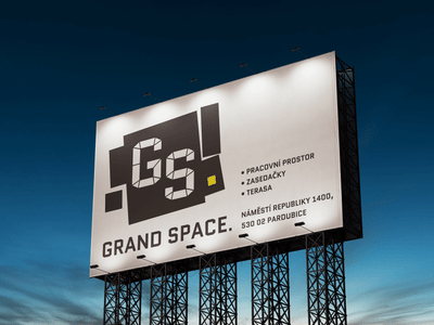 Brand Identity Concept #1 | Grand Space Coworking - Marketing