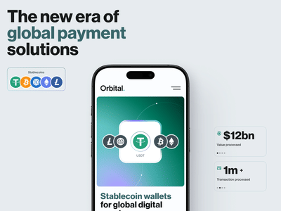 Orbital — Financial services ecosystem for global B2B clients - Website Creation