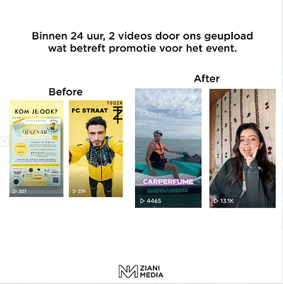 Tiktok marketing voor een event - Identité Graphique