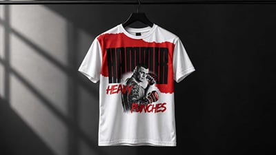 Official shirt design for FNC fighter Darko Stošić - Graphic Design