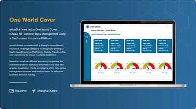 OWC Control Room - SaaS Based Insurance Platform - Webanwendung