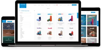AMANN B2B-Website-Relaunch - Webseitengestaltung