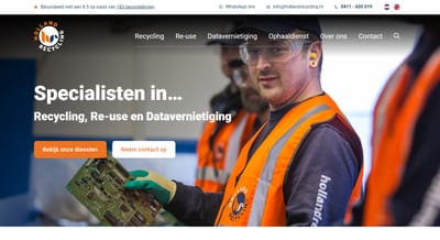 B2B en B2C Online marketing - Holland Recycling - Digital Strategy