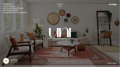 UNI Immobilier - Création de site internet