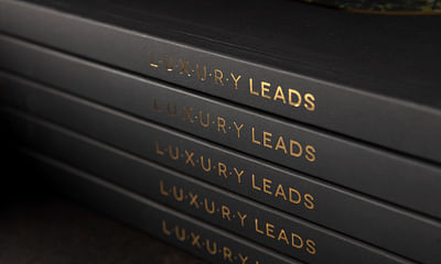 Grafisch ontwerp voor Luxury Leads - Publicité