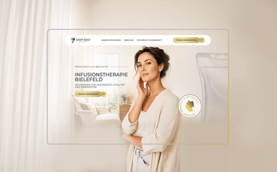 Drip Bar Bielefeld – Webdesign & Corporate Design - Creación de Sitios Web