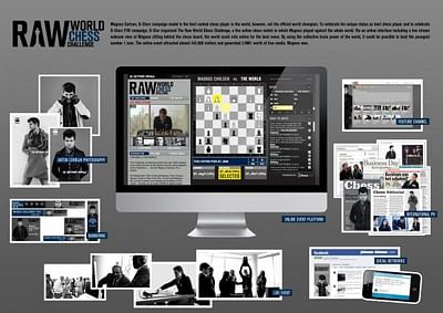 RAW WORLD CHESS CHALLENGE - Advertising