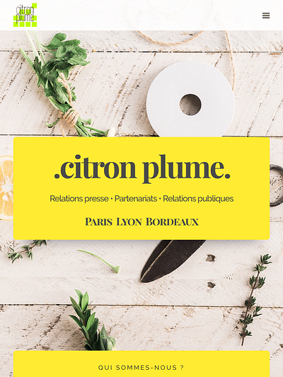 citronplume.fr - Website Creation