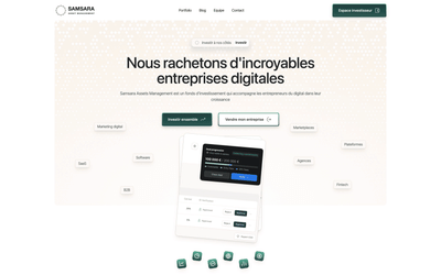 Élaboration d'une application web - Website Creation