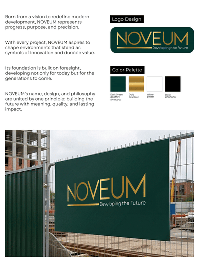 NOVEUM Brand Identity & Logo Design - Branding y posicionamiento de marca