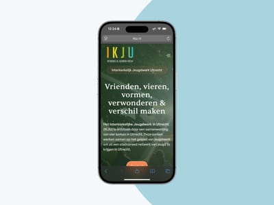 Een dynamische Framer website voor IKJU - Website Creatie