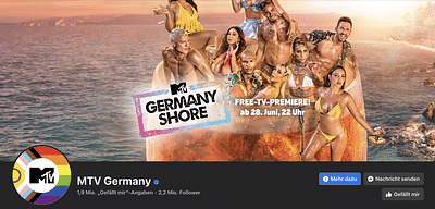 MTV Germany auf Facebook! - Réseaux sociaux