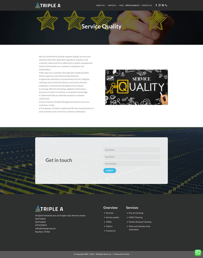 TRIPLE A - Website - Software Development