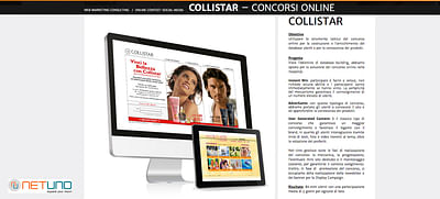 Collistar online contest and Database building - Image de marque & branding