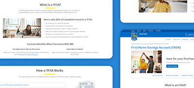 Website Refresh for RBC Royal Bank - Website Creation