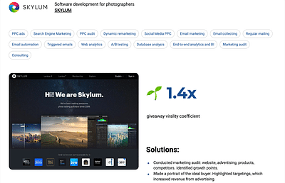 Marketing audit for Photo editing app development - Reclame
