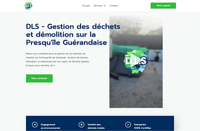 DLS - Site vitrine (multi-pages) - Création de site internet