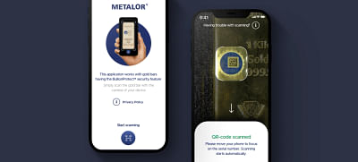 A unique app for gold bar authentication - Mobile App