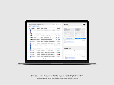 Konzept und Entwicklung eines Produktionssystems - Software Development