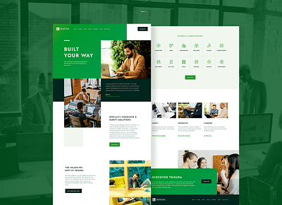 Web Design for Insurance Company - Webseitengestaltung