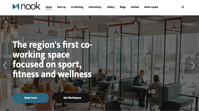 UAE's only fitness and wellness co-working space - Stratégie digitale