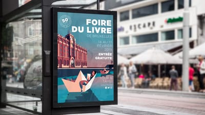 Foire du Livre de Bruxelles - Affiche - Animation