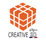 Créative 3D Atelier de fabrication et d'impression 3D logo