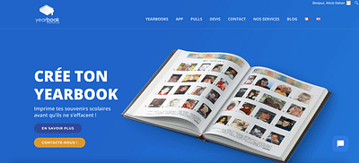 Yearbook Memories - Création de site internet
