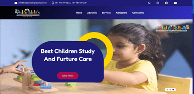 The Adoreables Pre School - Web Application