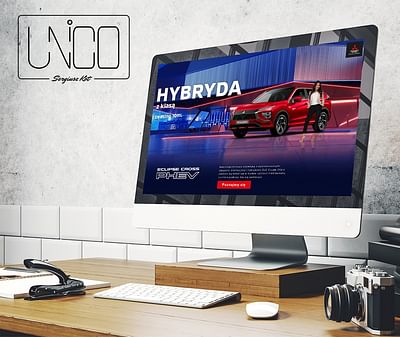 Landing Page for new model of Mitsubishi - Website Creation