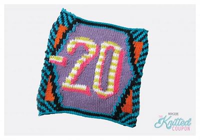 The knitted coupon - Werbung