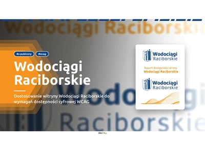 Wodociągi Raciborskie — WCAG accessibility remediation - Website Creation