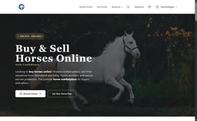 Bridleway - Horse Marketplace Platform - Web Application