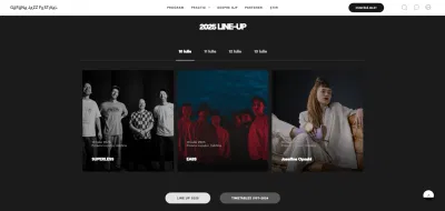 Garana Jazz Festival - Website Administratie
