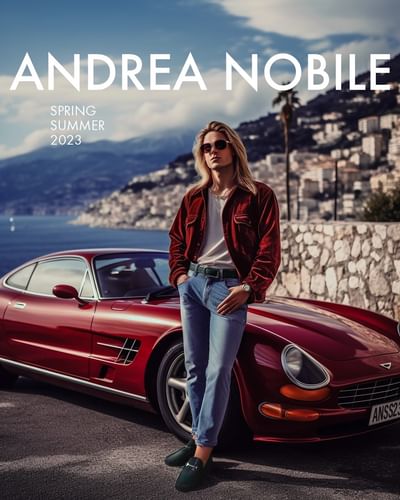 Andrea Nobile SS2023 Campaign - Branding & Posizionamento