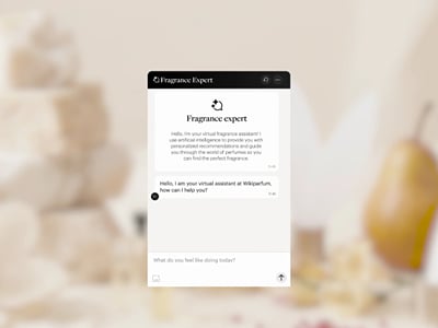 Scentbot: The First AI Chatbot for Perfumery - Application web