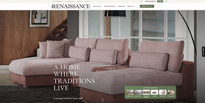 Renaissance — Furniture Catalogue - Website Creatie