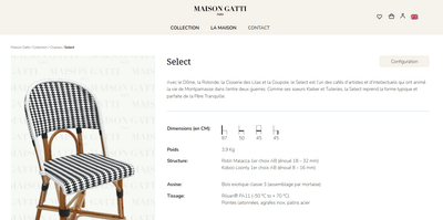 Ecommerce 3d pour maison de mobiliers de luxe - Web Applicatie