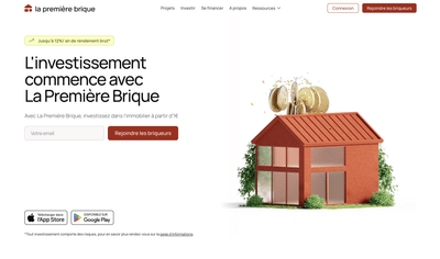 La Première Brique - +367% d’inscrits mensuels en moins de 6 mois - Publicité en ligne