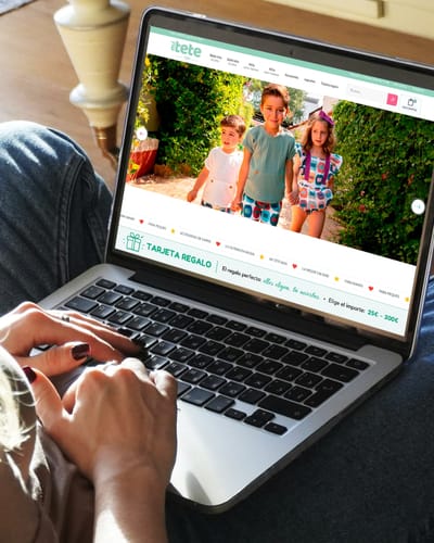 Diseño página web Mitete - E-commerce