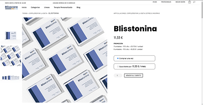 Web de Blisscare - Webseitengestaltung