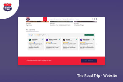 The Road Trip - Webseitengestaltung