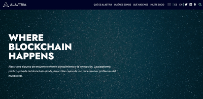 Alastria: rebranding y storytelling en blockchain - Website Creation