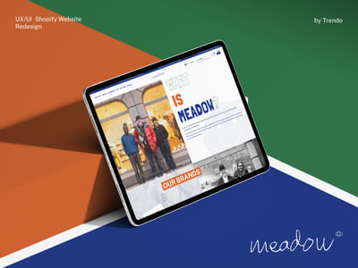Redesign & Development | eCommerce for Meadow - Design & graphisme