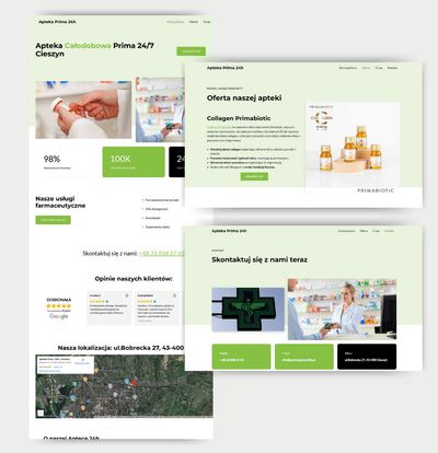 AptekaPrima - website - Website Creation